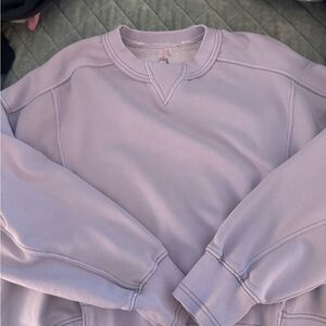Women’s free people Lavender Crewneck Sweater